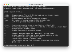 Bass 6502 Assembler Screenshot 4