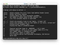 Bass 6502 Assembler Screenshot 6