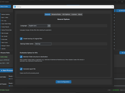 Batch ISO Creator General Settings Screen