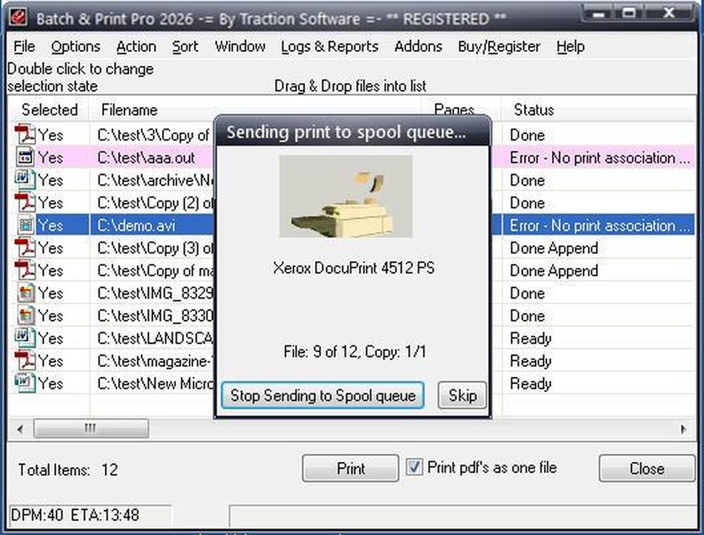 Batch & Print Pro