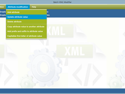 BXM select menu item