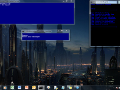 The BatchChat program in use
