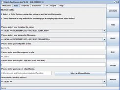Batch Text Generator (BatchGen) V2 User Interface