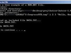BatExe 1.0f sample project