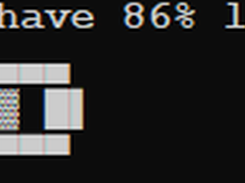 Battery at 86%