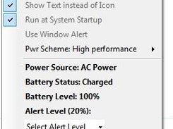 System Tray Menu View