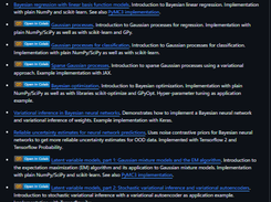 Bayesian machine learning notebooks Screenshot 1