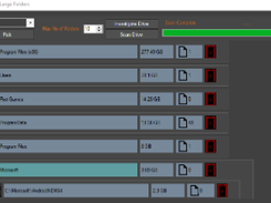BazWare FLF (Find Large Folders) Screenshot 1