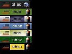 Screenshots of different themes