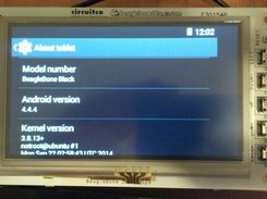BBBAndroid running on a CircuitCo LCD4 LCD cape