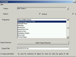 select programme ...