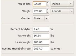 BBCalc 0.8 - Body Fat Estimator