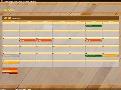 BBM v. 0.02 - Screenshot of the calendar view