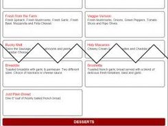Menu Page