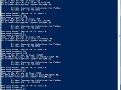 BCCpy on Windows PowerShell (Windows 7)
