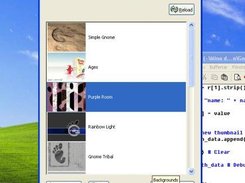 This is the first image of the program running on windows.