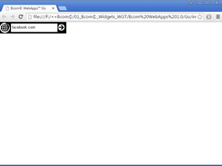 Go: simple, you type something in the textbox and it will open that text as a web address in this case it will open "http://facebook.com" and i.e. if you type "thedog" you will enter to "http://thedog/" xD