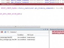 Breakpoint Dependency Window in Visual Studio