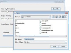 Loading a bean property file.
