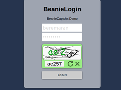 BeanieCaptcha Screenshot 2