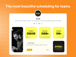 Create beautiful landing pages for your teams.