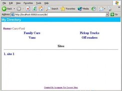 A sample page from directory