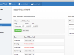 Bedrijfsrooster Screenshot 1