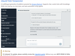 Bedrock Chat Screenshot 1