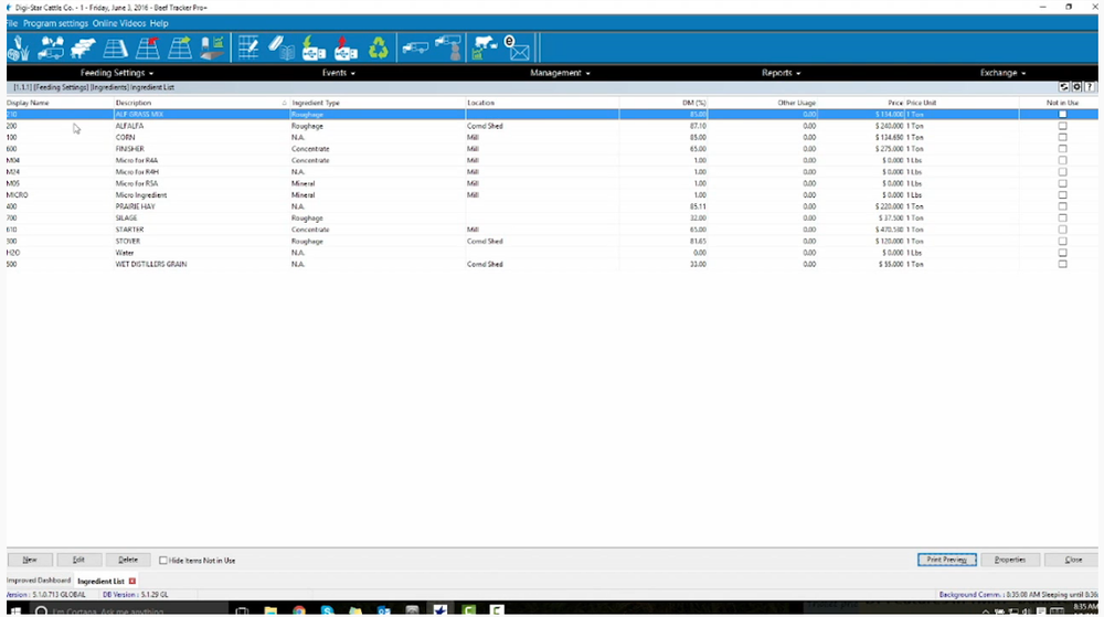 Beef Tracker Screenshot 1