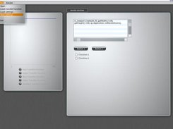 screenshot of a test app with beGUI