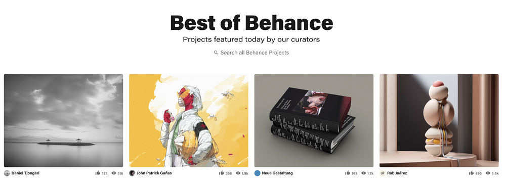 Behance Screenshot 1