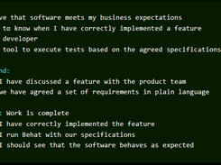 Behat Screenshot 1