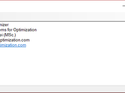 Optimer Tool