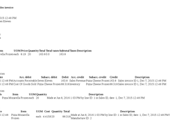 sales invoice report