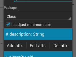 BeigeUML  for Android edit class diagramm