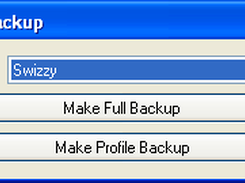 Backup Window Windows XP