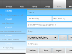 Bel Sekolah Otomatis Android, Jadwal