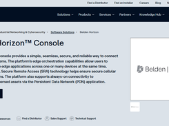 Belden Horizon Console Screenshot 1