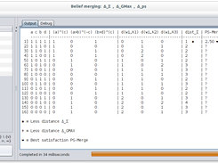 Belief Merger main window