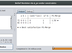 Belief Reviser main window