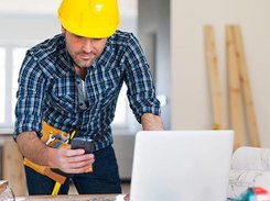 Contractor in the field