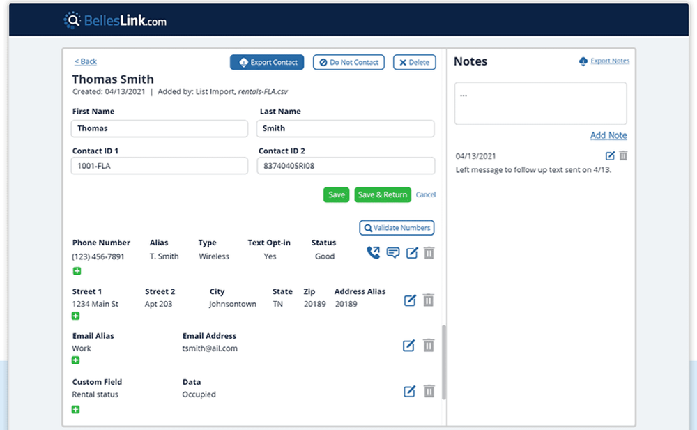 BellesLink Screenshot 1