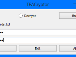 TEACryptor Screenshot 1