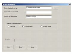 Snapshot of the application