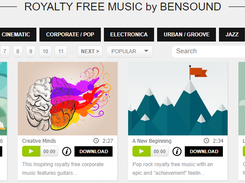 bensound royalty free music electronica