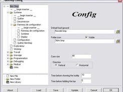 Configuration for the default settings