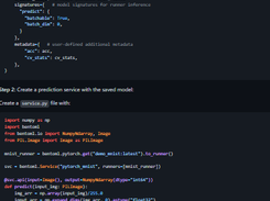 BentoML Screenshot 1