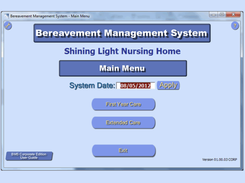 Bereavement Management System Screenshot 1