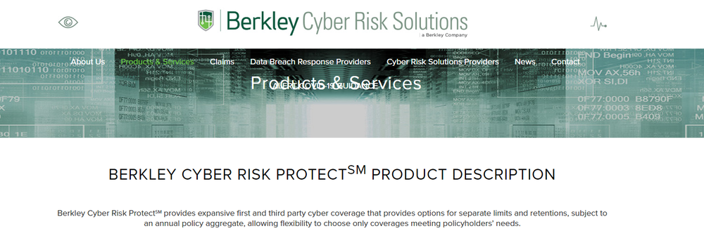 Berkley Cyber Risk Protect Screenshot 1