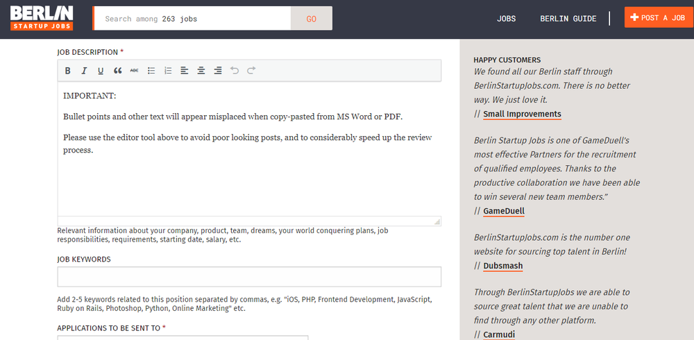 Berlin Startup Jobs Screenshot 1